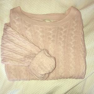 Champagne Pink Knit sweater
